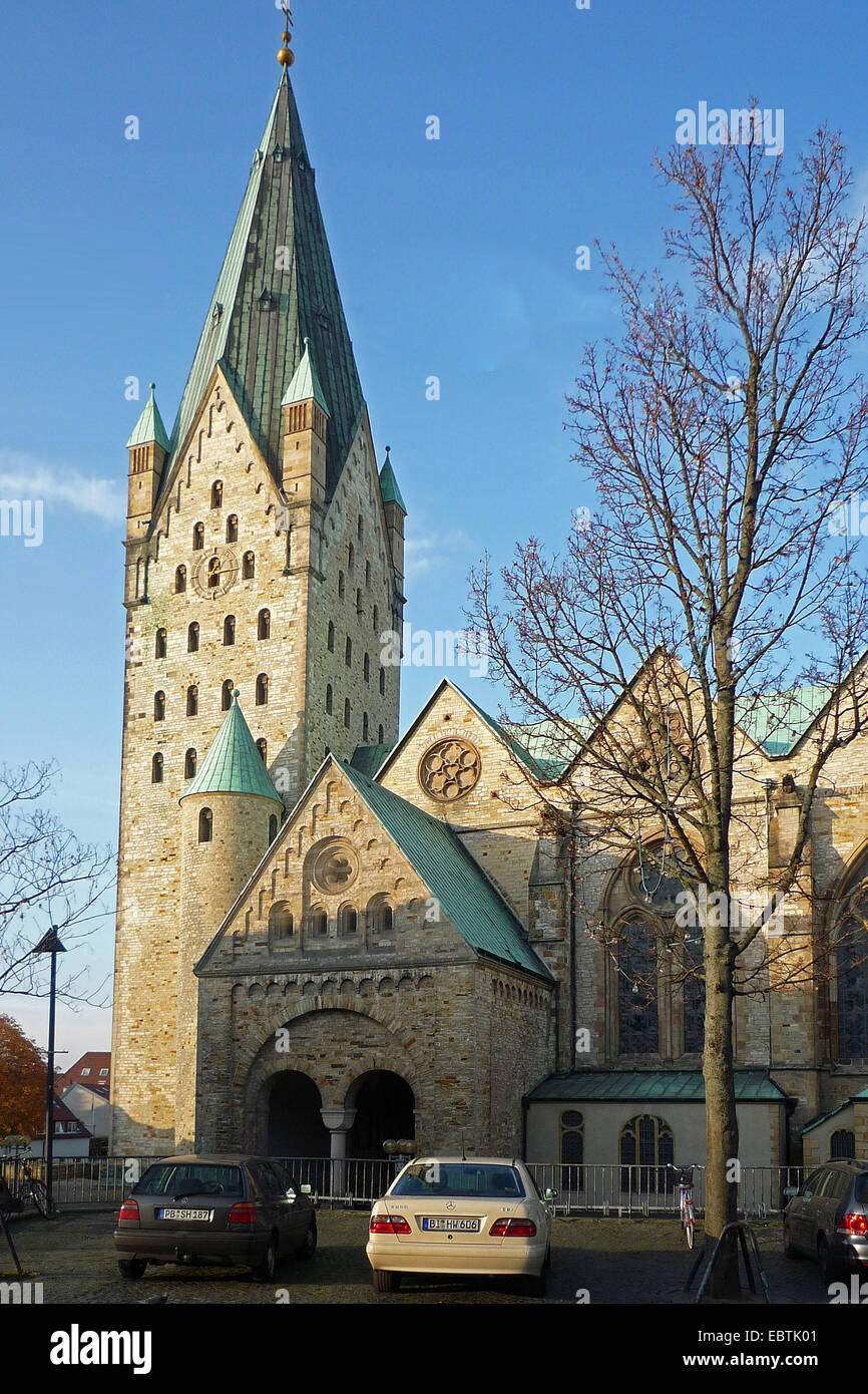 La catedral de Paderborn, Alemania, Renania del Norte-Westfalia, Paderborn Foto de stock