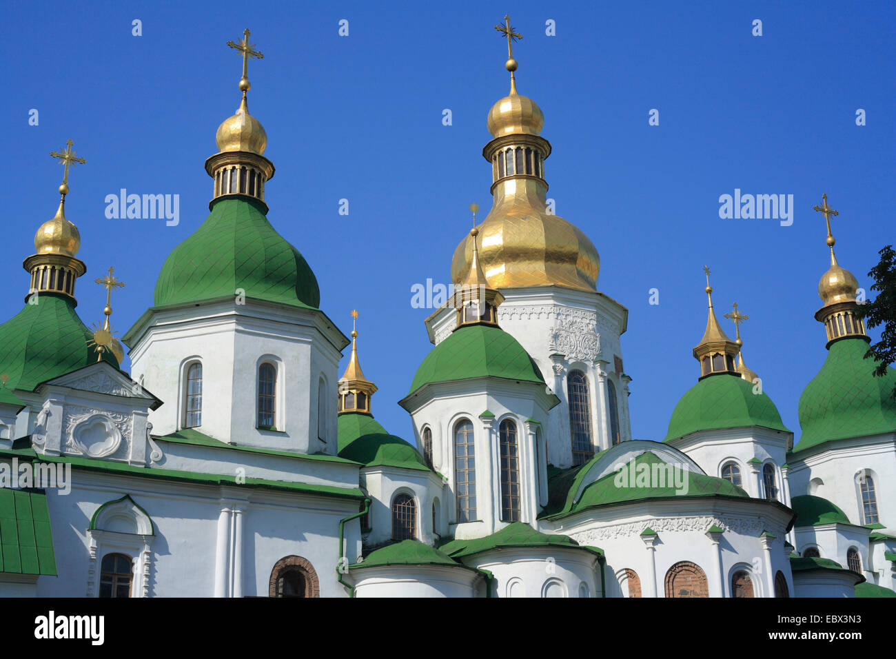La Catedral de Santa Sofía, en Kiev, Ucrania. Foto de stock