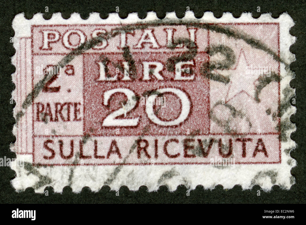 Italia-circa 1955-03, Posthorn, Paquetería Sellos sellos Fotografía de  stock - Alamy