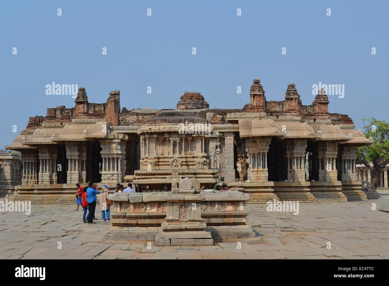 Templo Vittala @ Hampi - Sitio de Patrimonio Mundial de la UNESCO Foto de stock