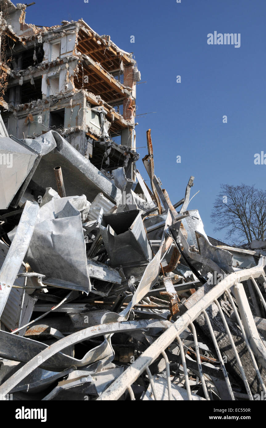 La demolición de casas Fotografía de stock - Alamy