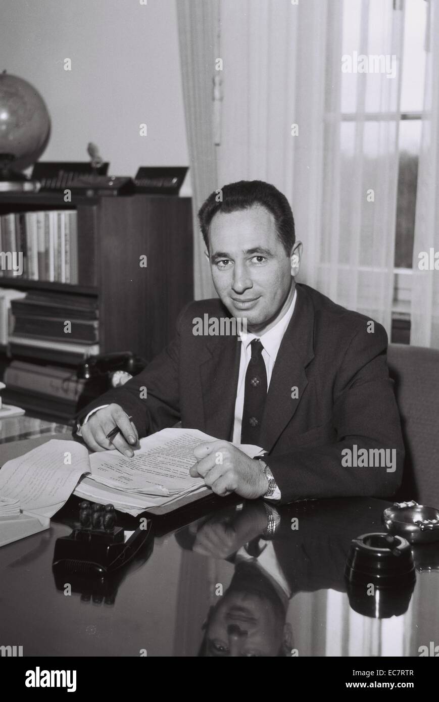 Shimon Peres AGOSTO 1923-presente. Estadista israelí nacido en Polonia. Presidente del Estado de Israel 2007-2014. Peres sirvió dos veces como Primer Ministro de Israel Foto de stock