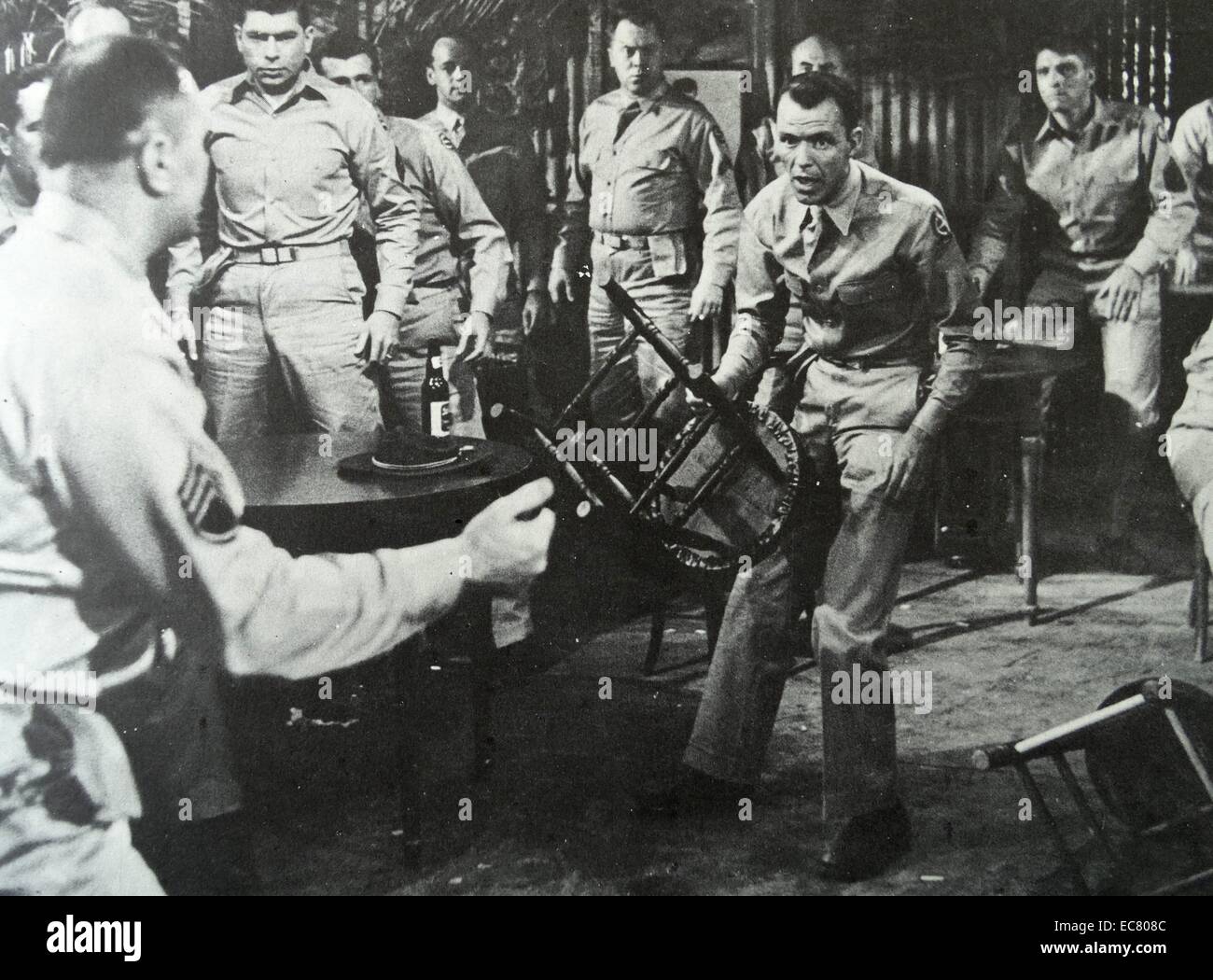 Frank Sinatra en "de aquí a la eternidad' de 1953. Es un drama película