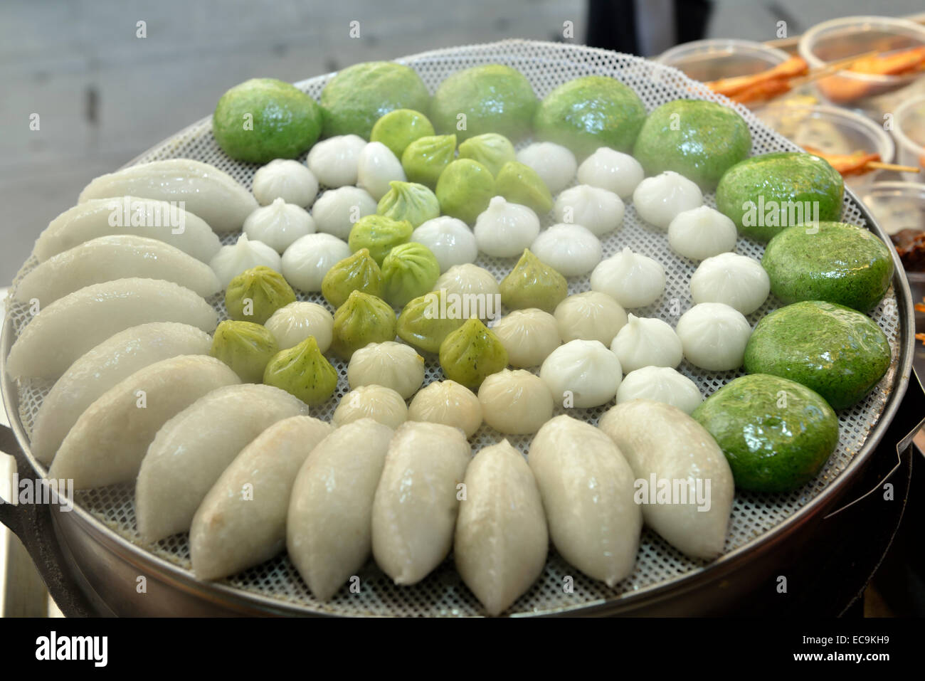 Snack de arroz glutinoso en Xiamen Zengcuoan. 2014 Foto de stock