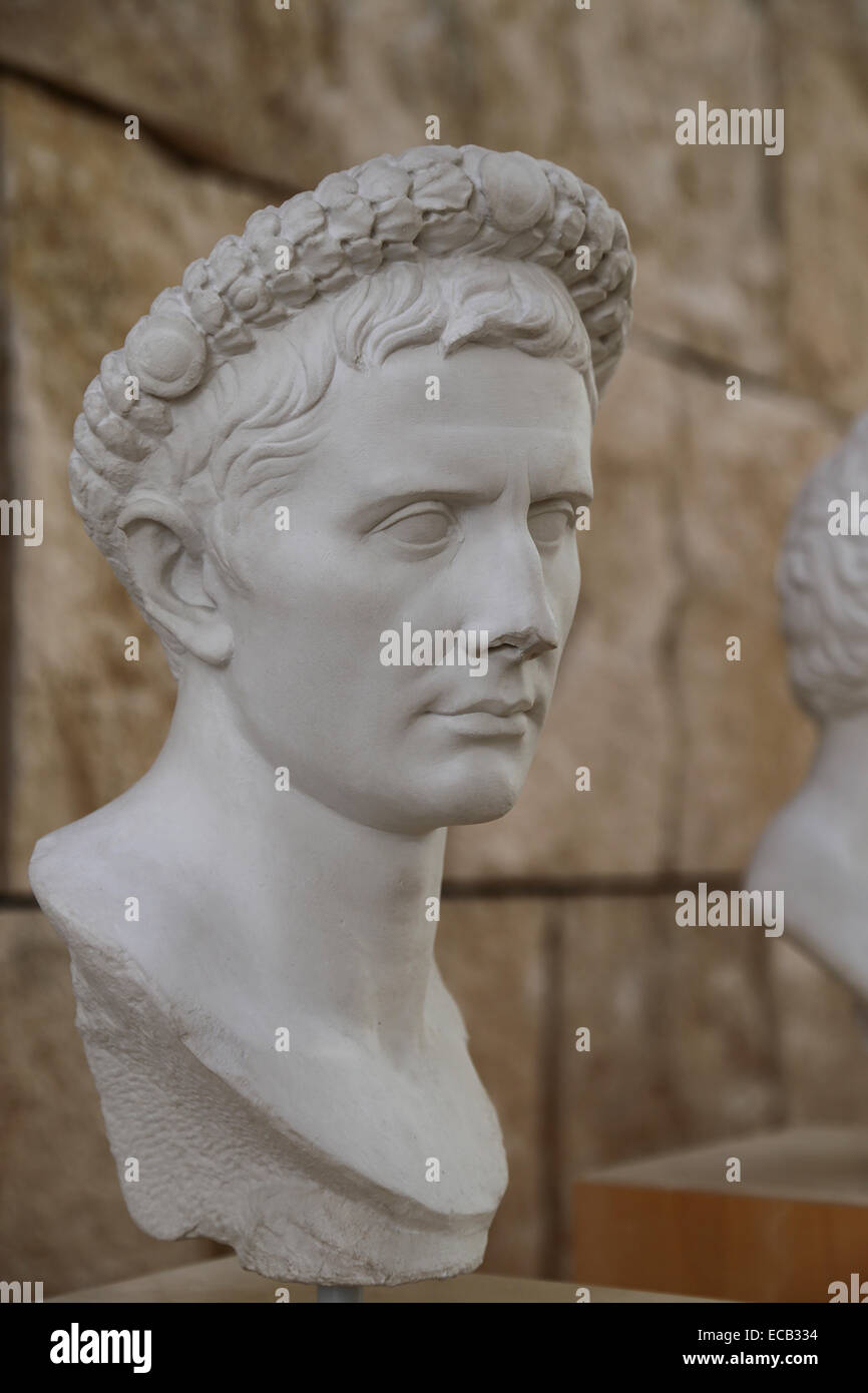 Augusto (63BC14AD). Fundador del Imperio Romano y primer emperador