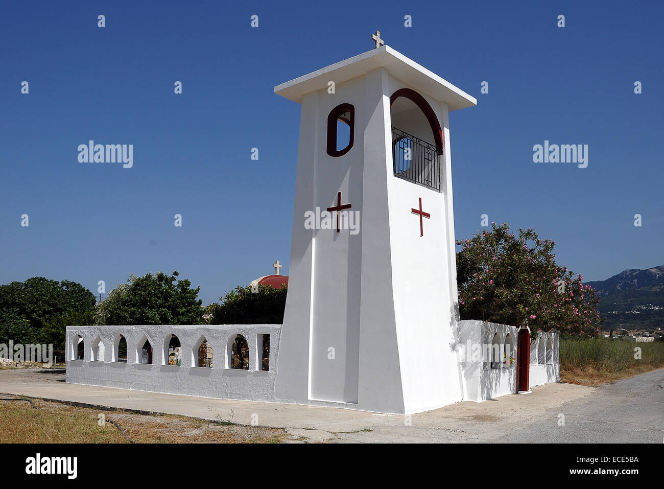 Iglesia, Zipari, Kos, Grecia Foto de stock