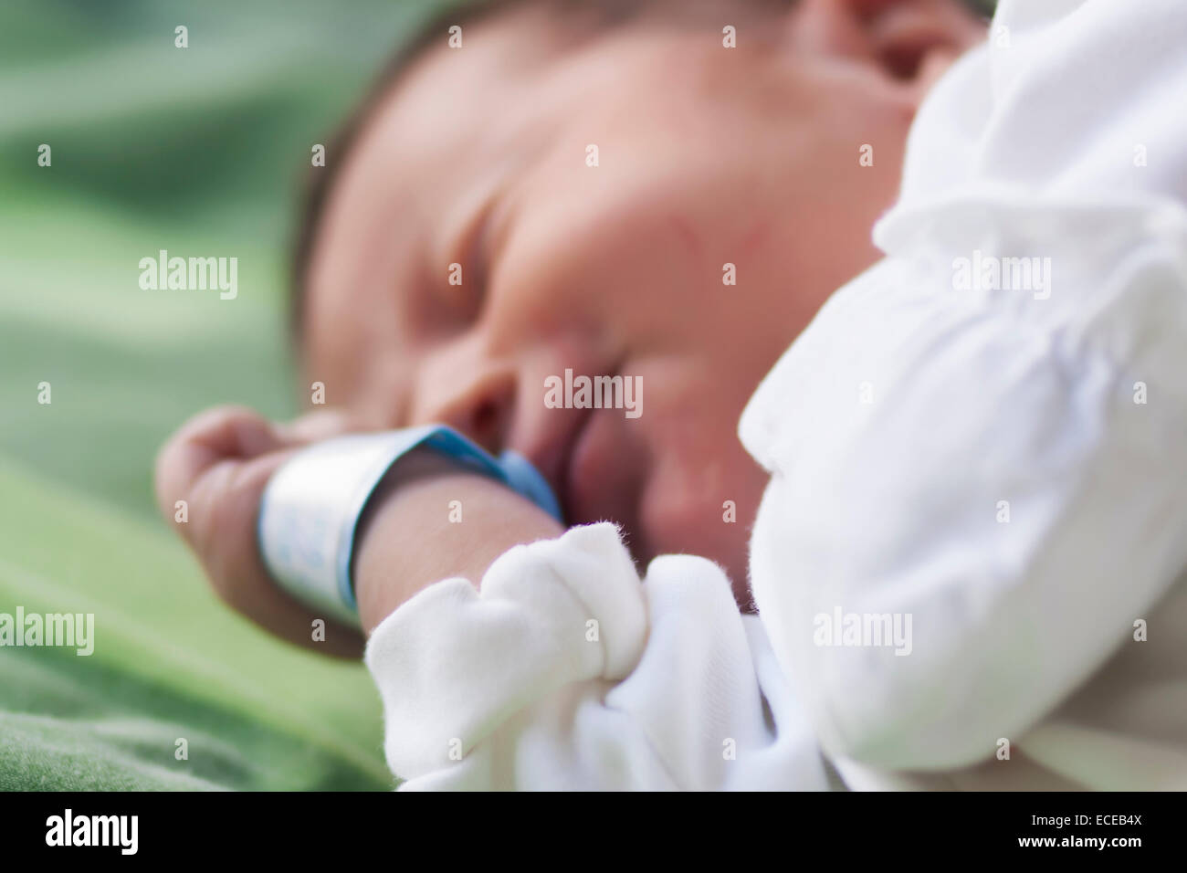 Bulgaria, el bebé recién nacido (0-1 meses) Foto de stock