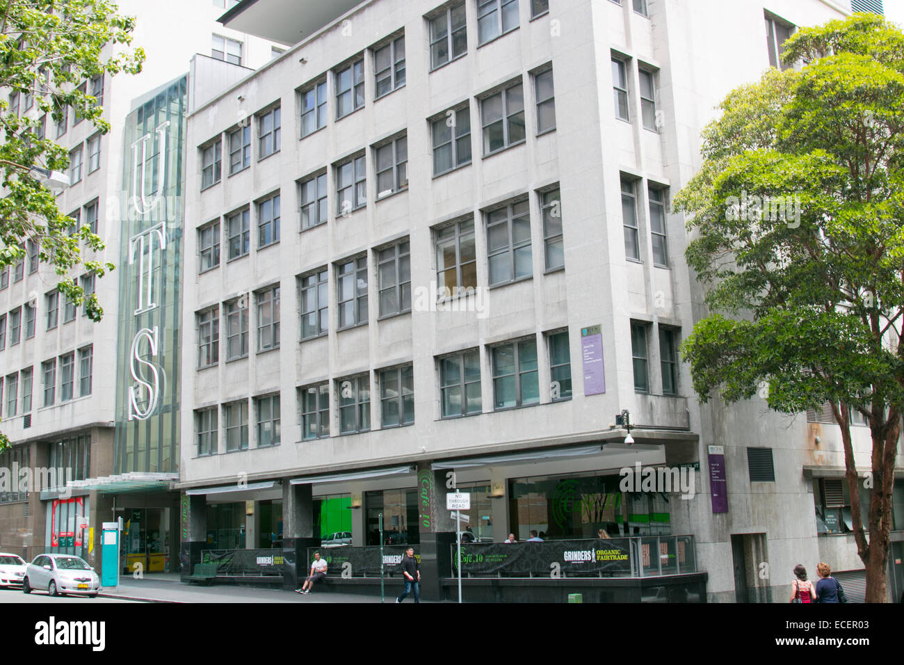 Universidad de Tecnología de UTS edificio campus en ultimo,Sydney,Australia Foto de stock