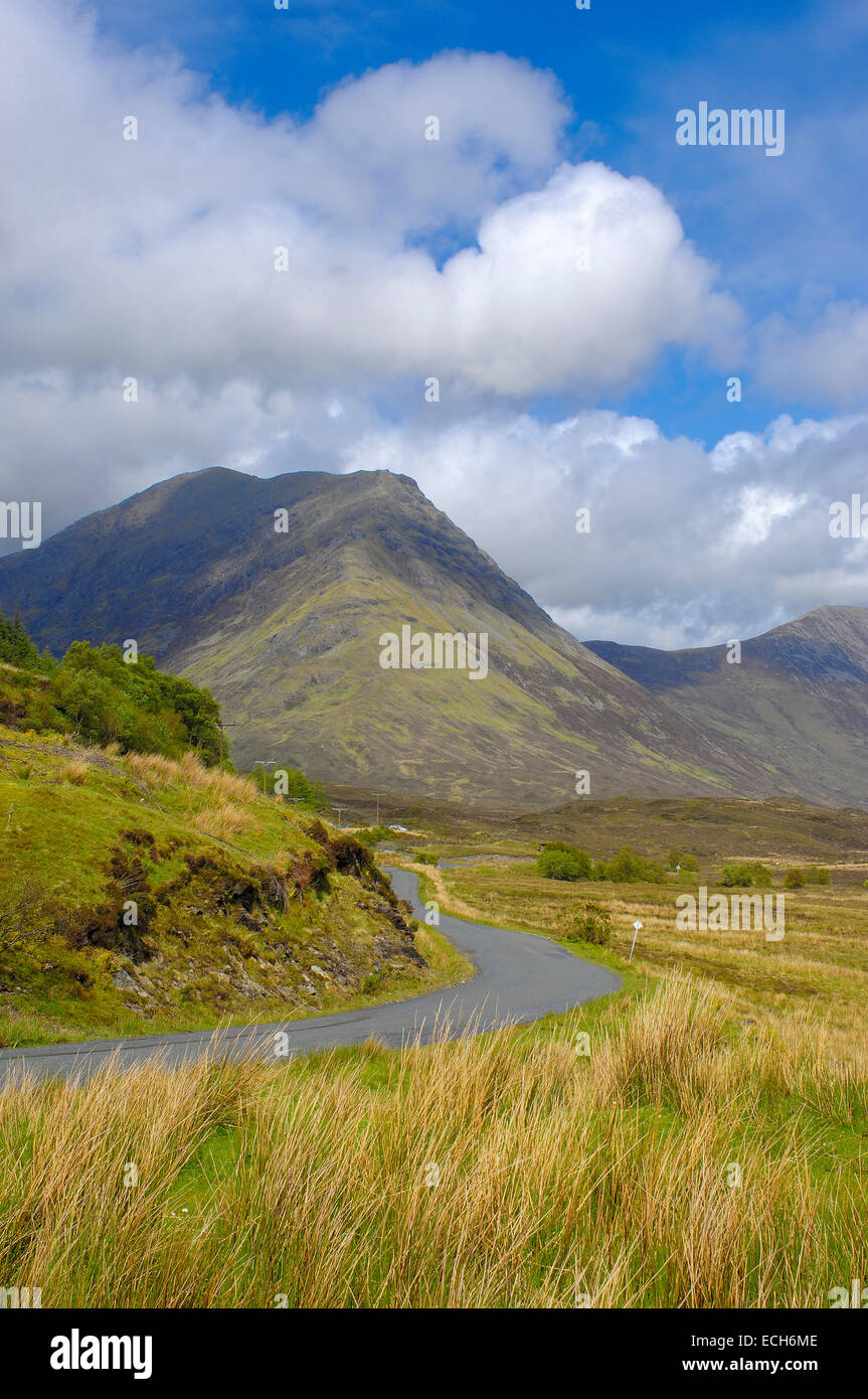 Cuillins Hills, Isla de Skye, Western Highlands, Escocia, Reino Unido, Europa Foto de stock