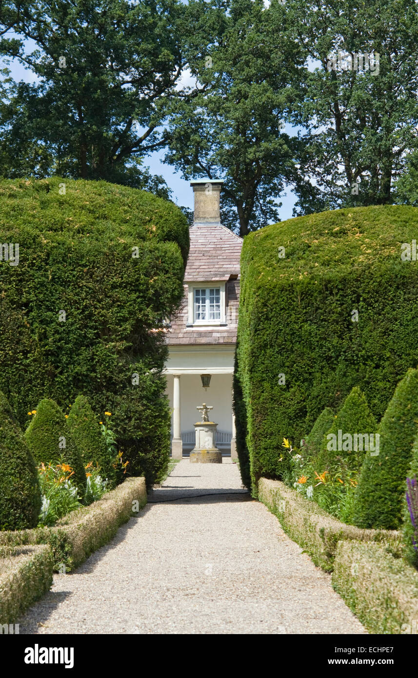 Europa, Deutschland, Niedersachsen, Soegel, Jagdschloss Clemenswerth, la Gloriette, Clemens August Kurfuersten Gartenhaus des Foto de stock