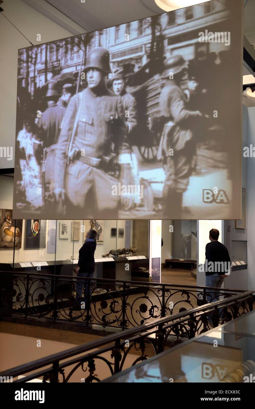Alemania, Berlín, el Deutsches Historisches Museum (Museo Histórico Alemán), la primera guerra mundial Foto de stock