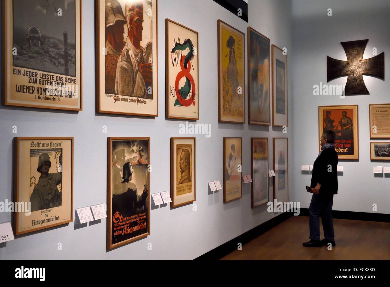 Alemania, Berlín, el Deutsches Historisches Museum (Museo Histórico Alemán), la primera guerra mundial Foto de stock