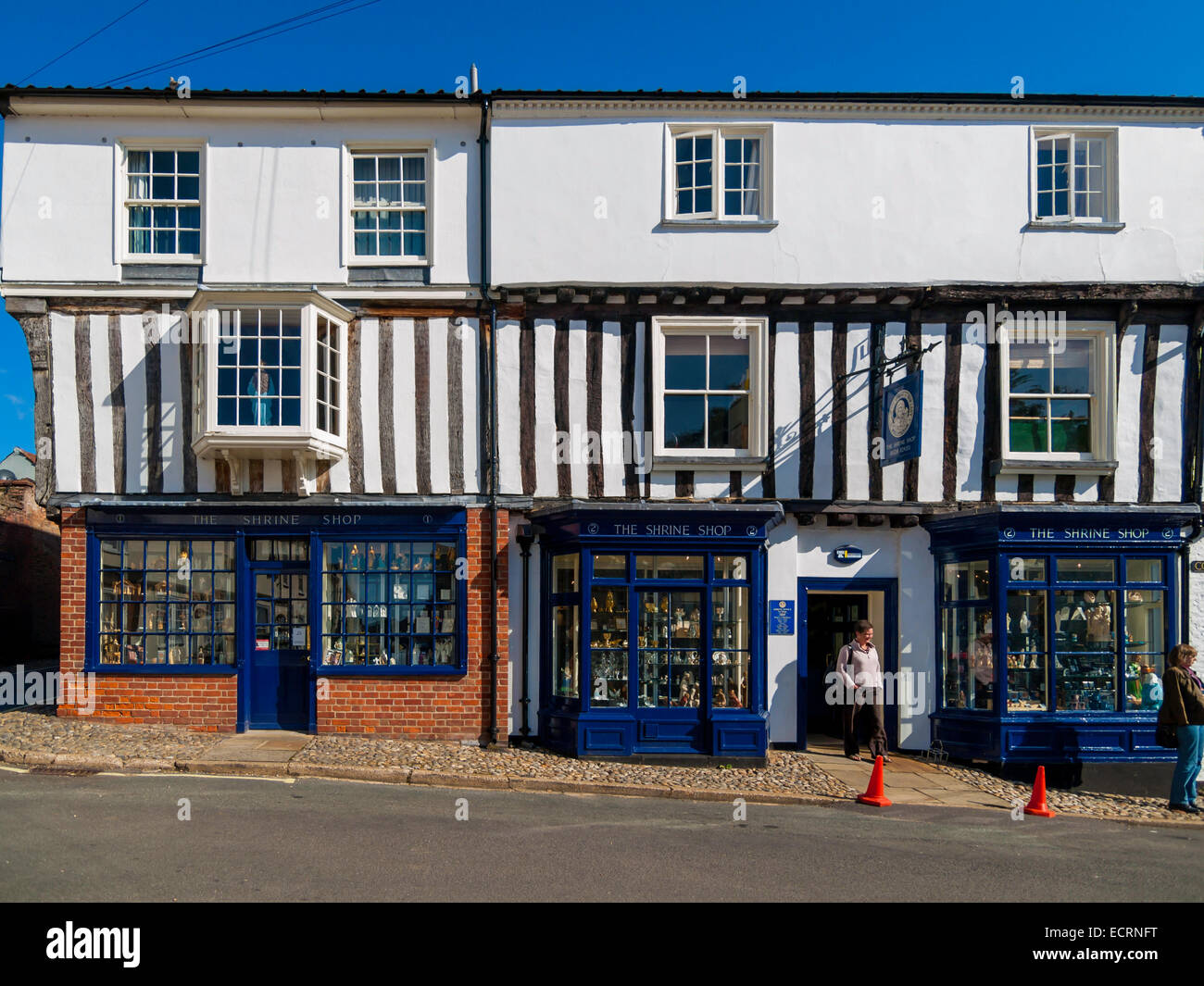 El Santuario Shop en Little Walsingham, Norfolk Inglaterra Foto de stock
