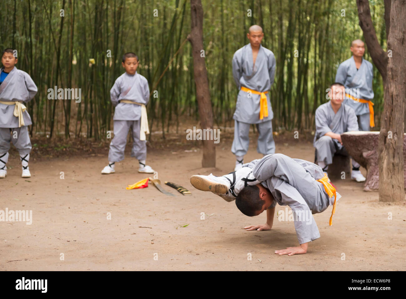 Licencia disponible en MaximImages.com - Artes marciales, Shaolin Kung Fu, Tai Chi y fotografía artística Qi Gong. Foto de stock