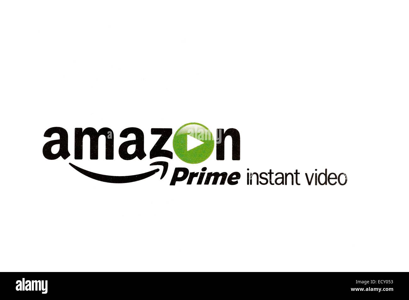 Amazon prime instant video diseño de logotipo Fotografía de stock - Alamy