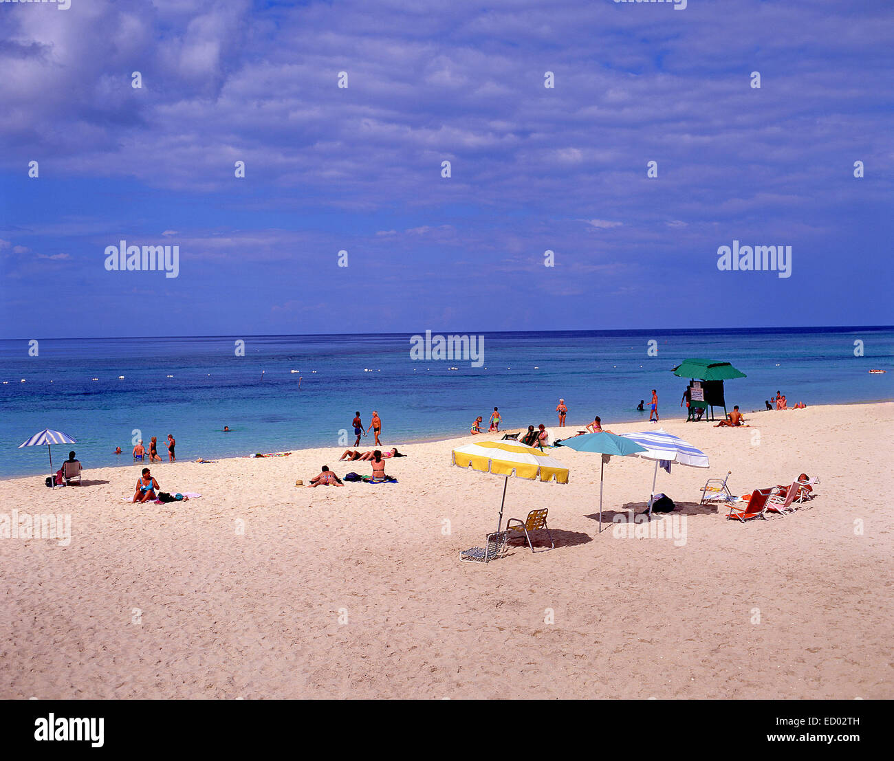 Doctor's Cave Beach, Montego Bay, Saint Ann Parish, Jamaica, Antillas Mayores, el Caribe Foto de stock