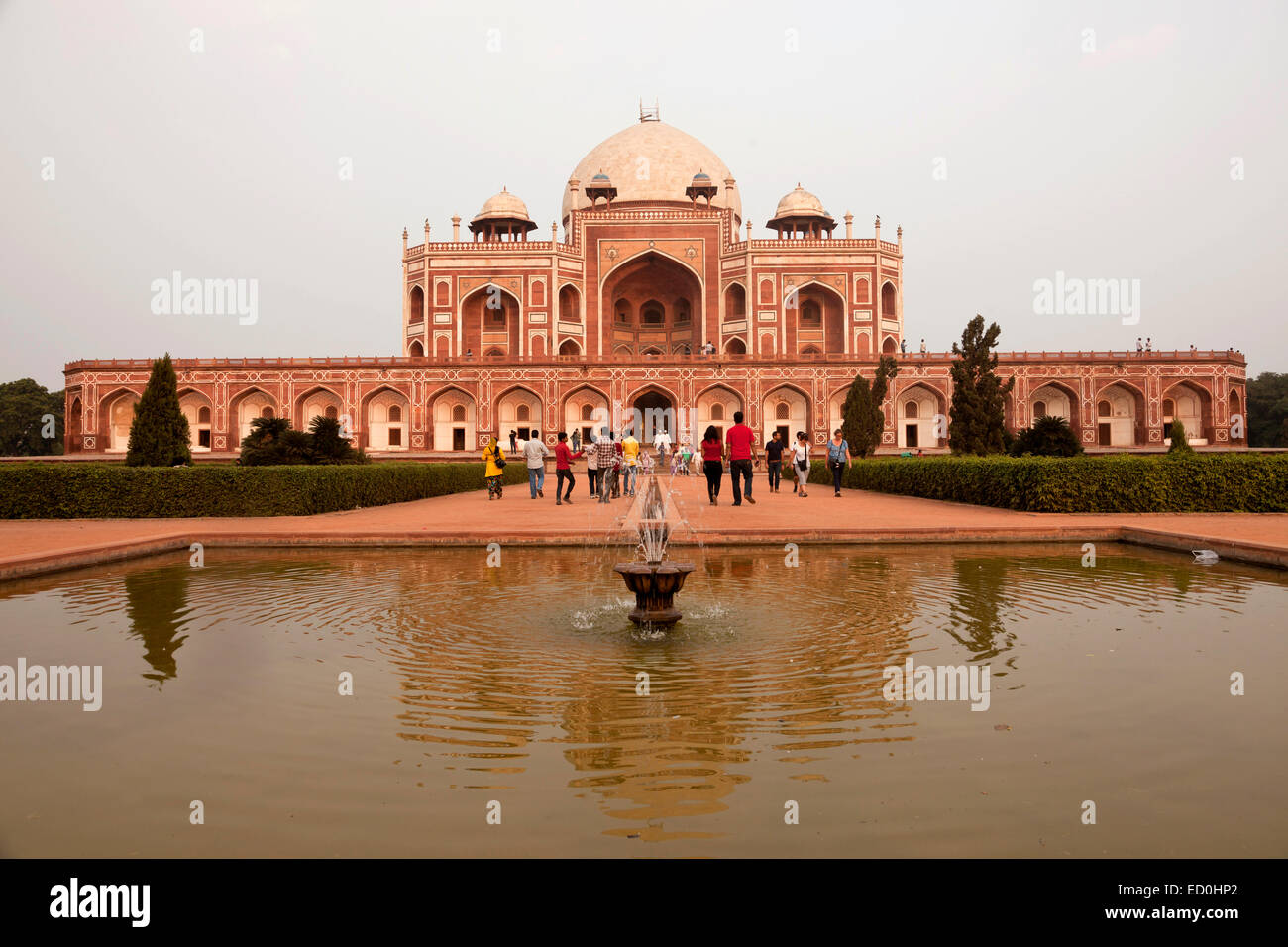 La Tumba de Humayun, patrimonio mundial de la UNESCO en Nueva Delhi, India, Asia Foto de stock