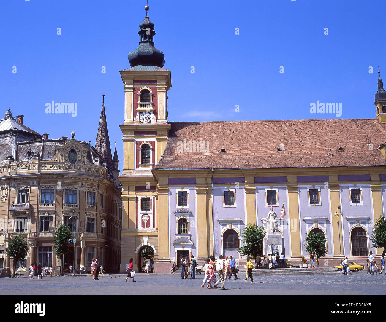 Grand Plaza (Piata Mare), Sibiu Sibiu County, Centru (Transilvania) Región, Rumania Foto de stock