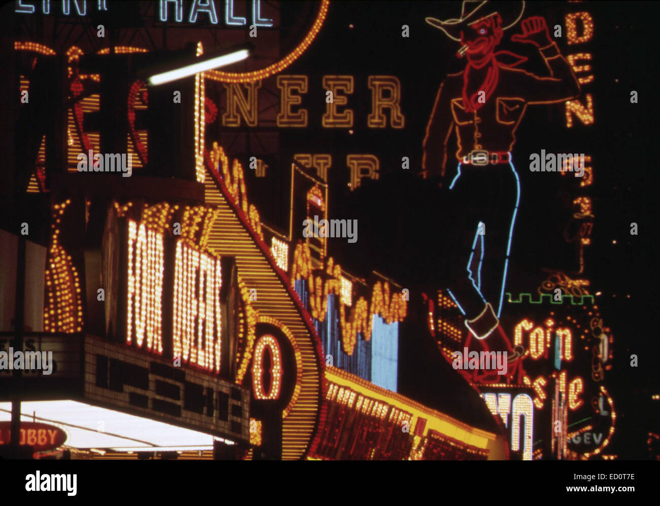 Luces de las vegas de los 70 fotografías e imágenes de alta resolución