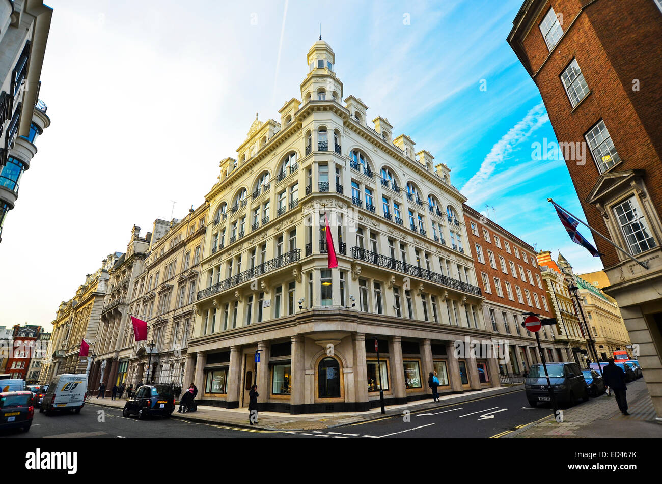 La casa de subastas Christie's sede mundial en King Street, London SW1. Los mundos más antiguo arte subastador. Foto de stock