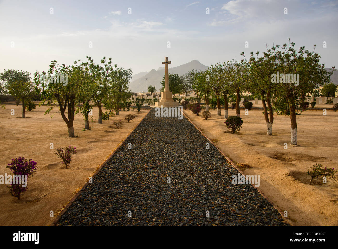 Cementerio de Guerra del Commonwealth, Keren, Eritrea Foto de stock