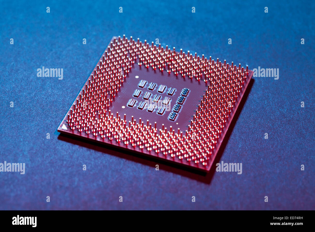 closeup de la CPU Foto de stock