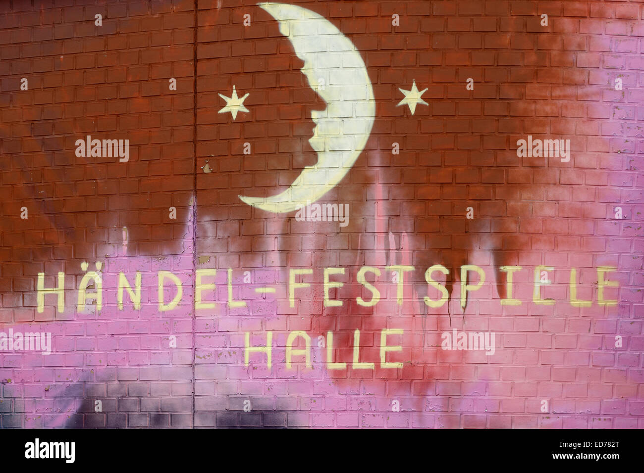 Händel-Festspiele Halle (Saale) - Graffiti Foto de stock