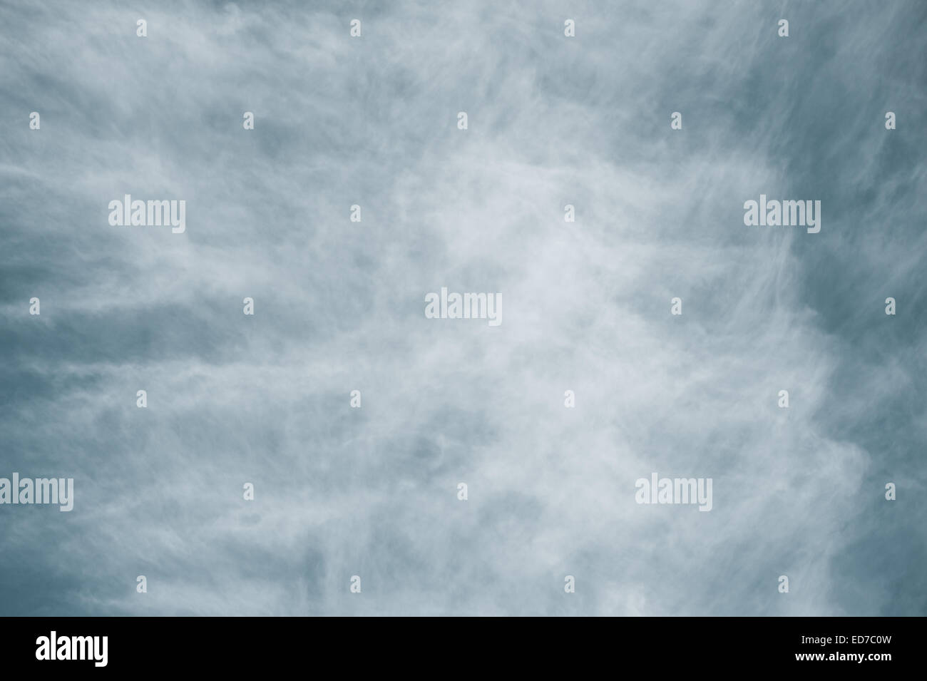 Cirrus ominoso cielo abstracto Stormy weather Foto de stock