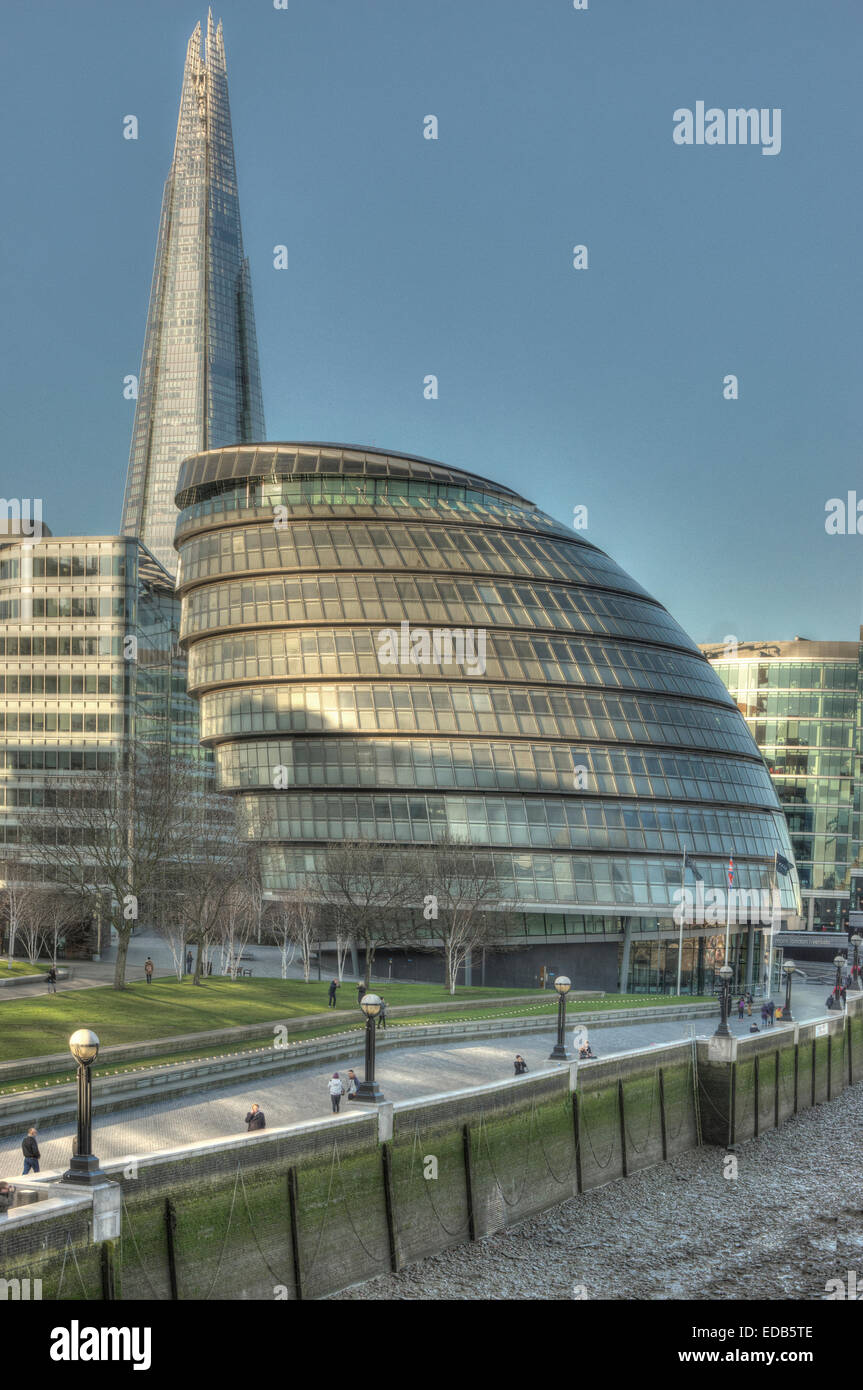 El Ayuntamiento de Londres sede GLA Foto de stock