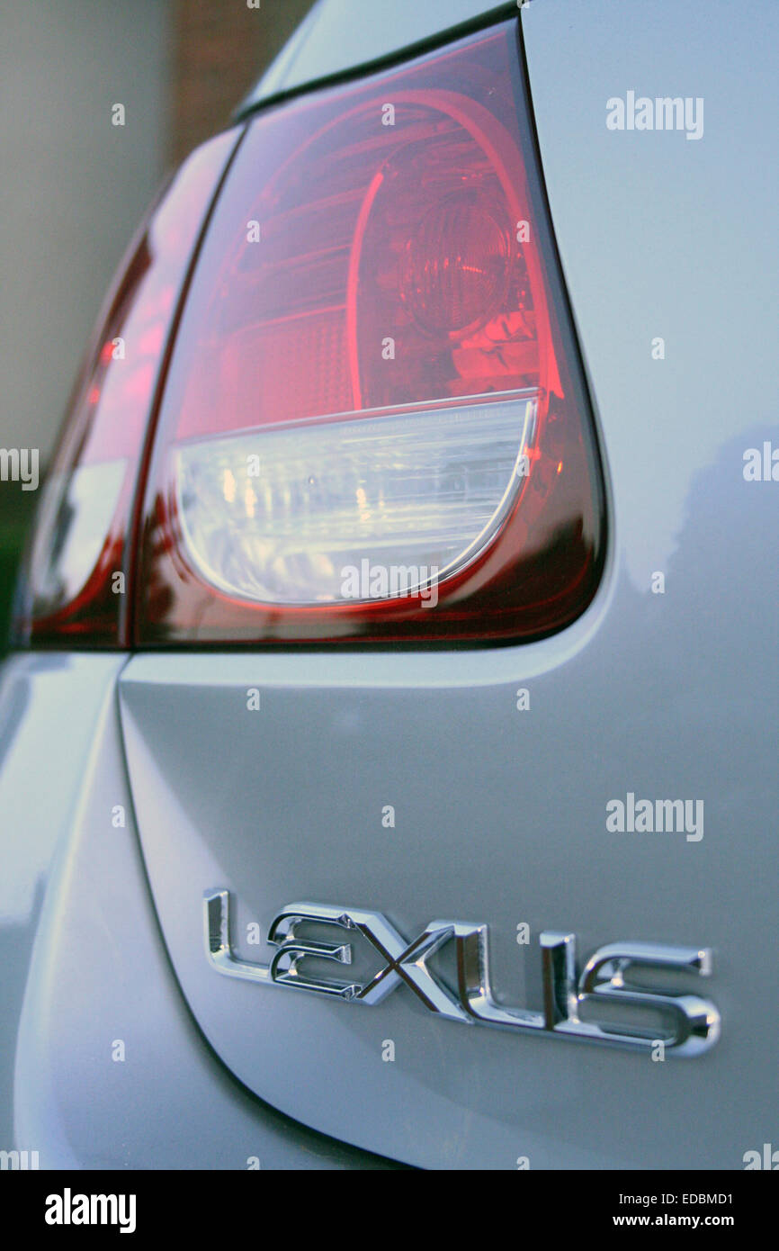 Imagen ilustrativa de un automóvil Lexus, parte de la división de Toyota GB Foto de stock