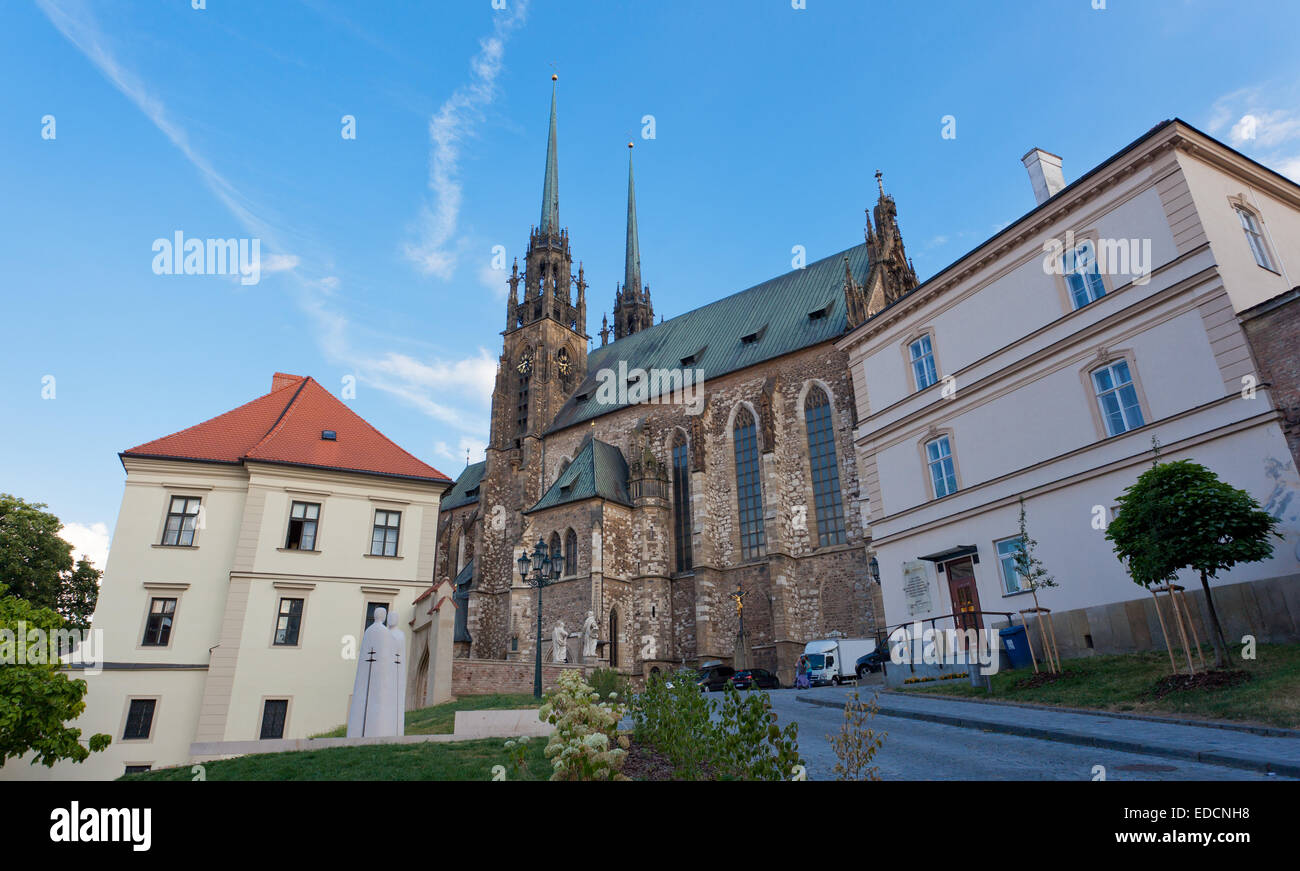 Templo Sagrado Peter y Pavel en Brno, República Checa Foto de stock