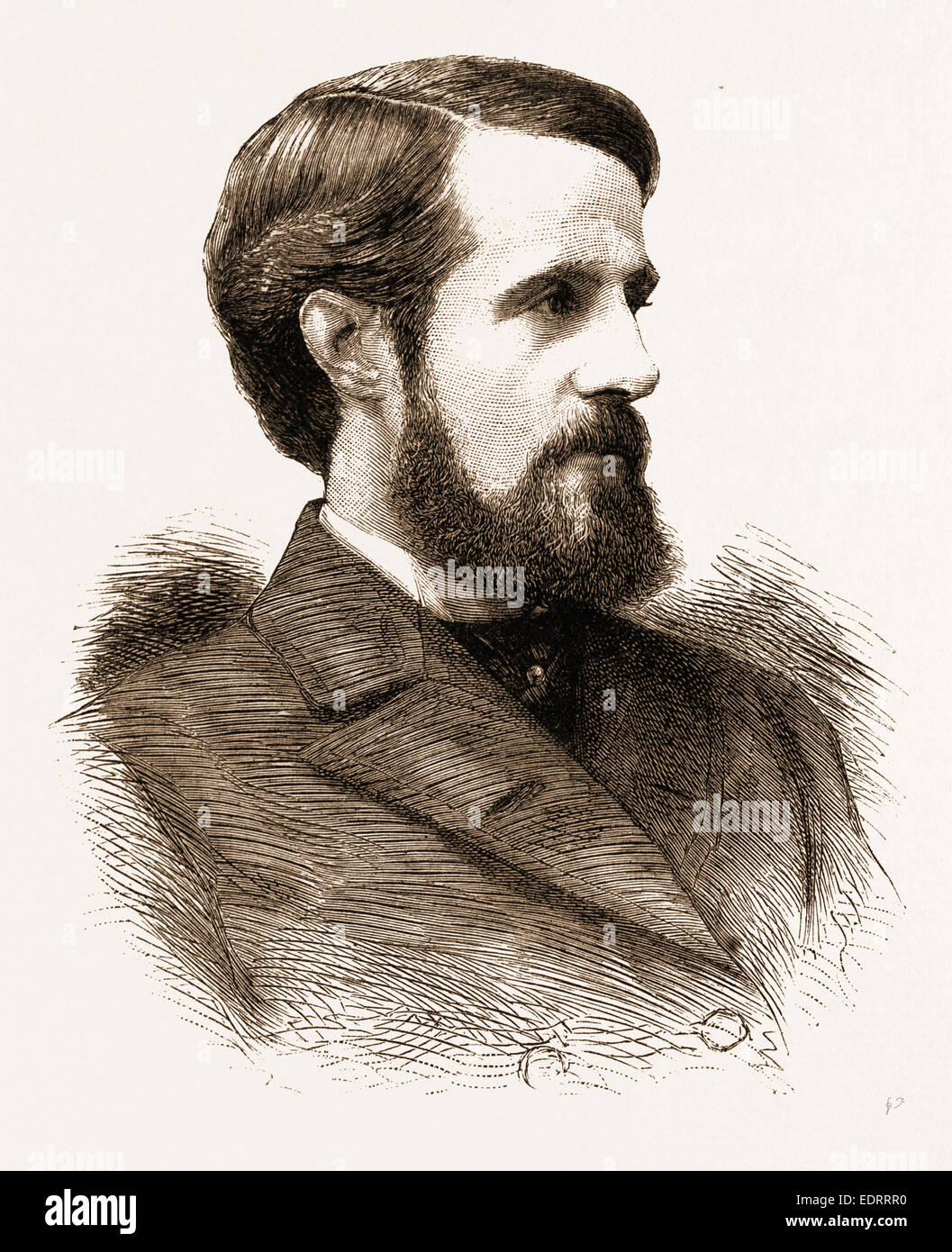 El Earl de Aberdeen, señor ALTO COMISIONADO DE LA ASAMBLEA GENERAL DE LA IGLESIA DE ESCOCIA, Reino Unido, 1883 Foto de stock