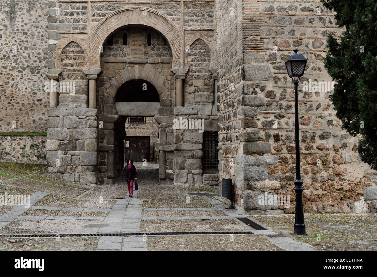 Antigua puerta de Toledo Foto de stock