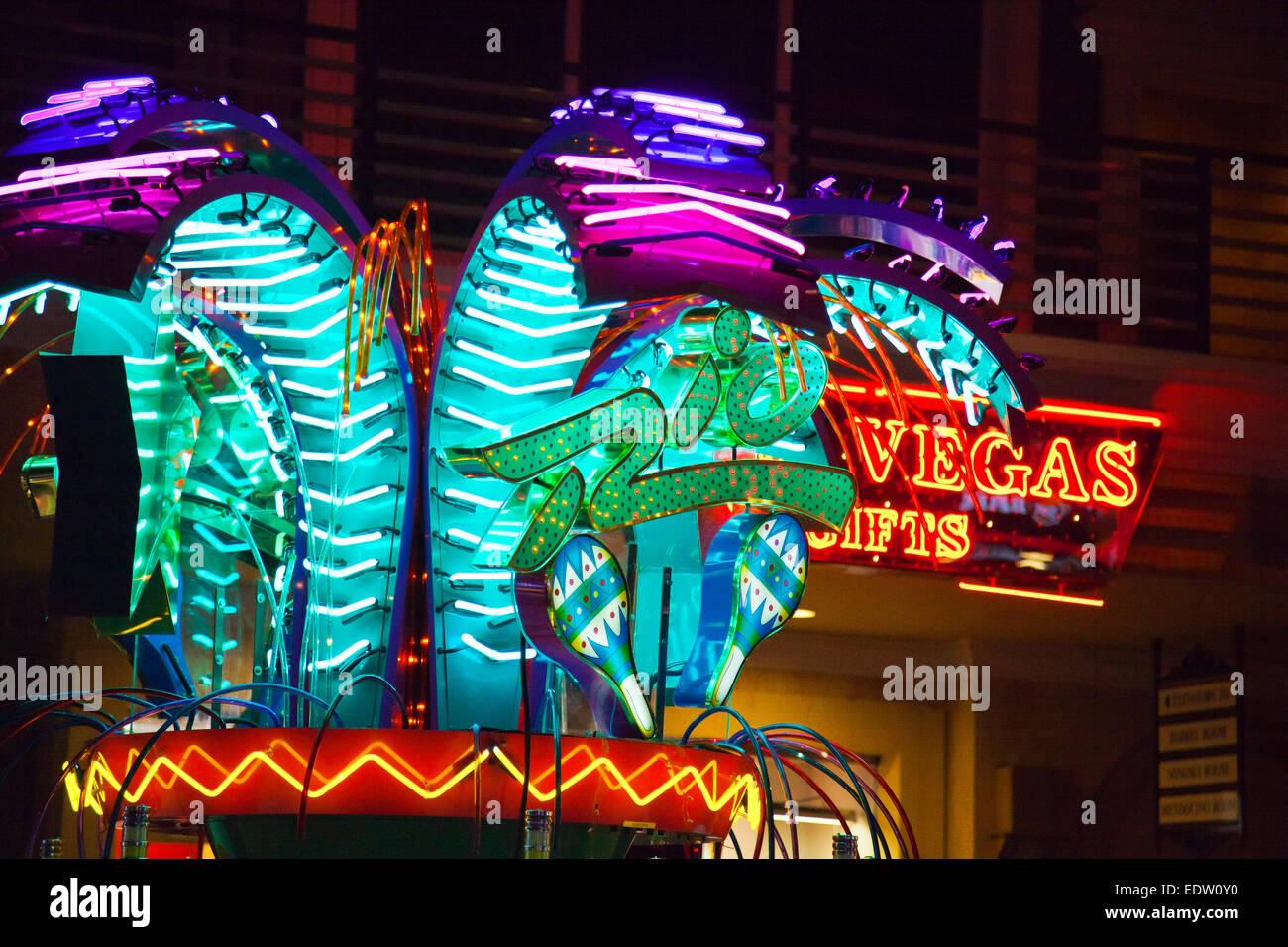 Máquinas de ranura en el río de Casino - Las Vegas, Nevada Foto de stock