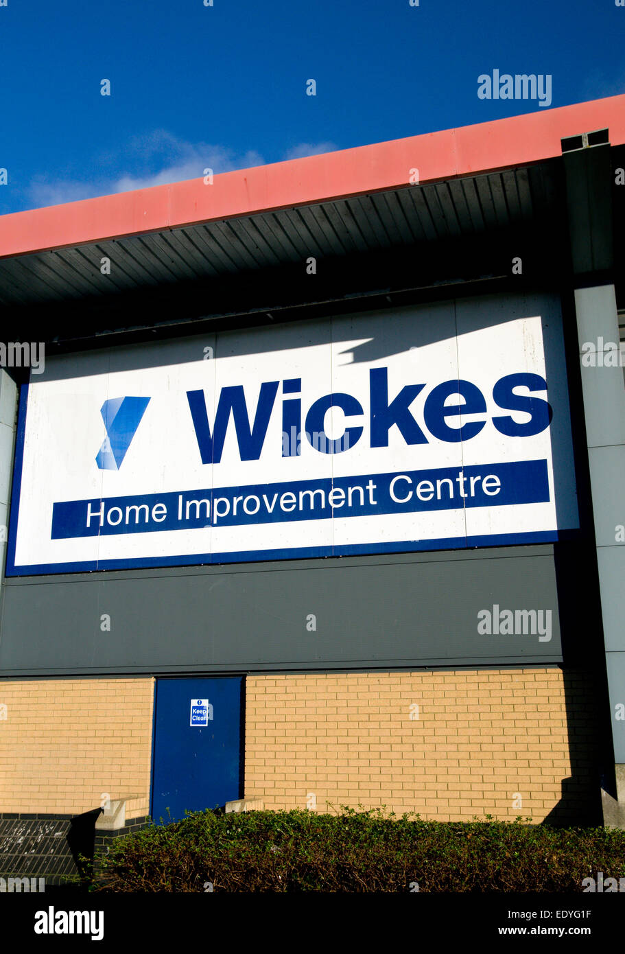 Wickes Home Improvement Center, Gabalfa, Cardiff, Gales, Reino Unido. Foto de stock