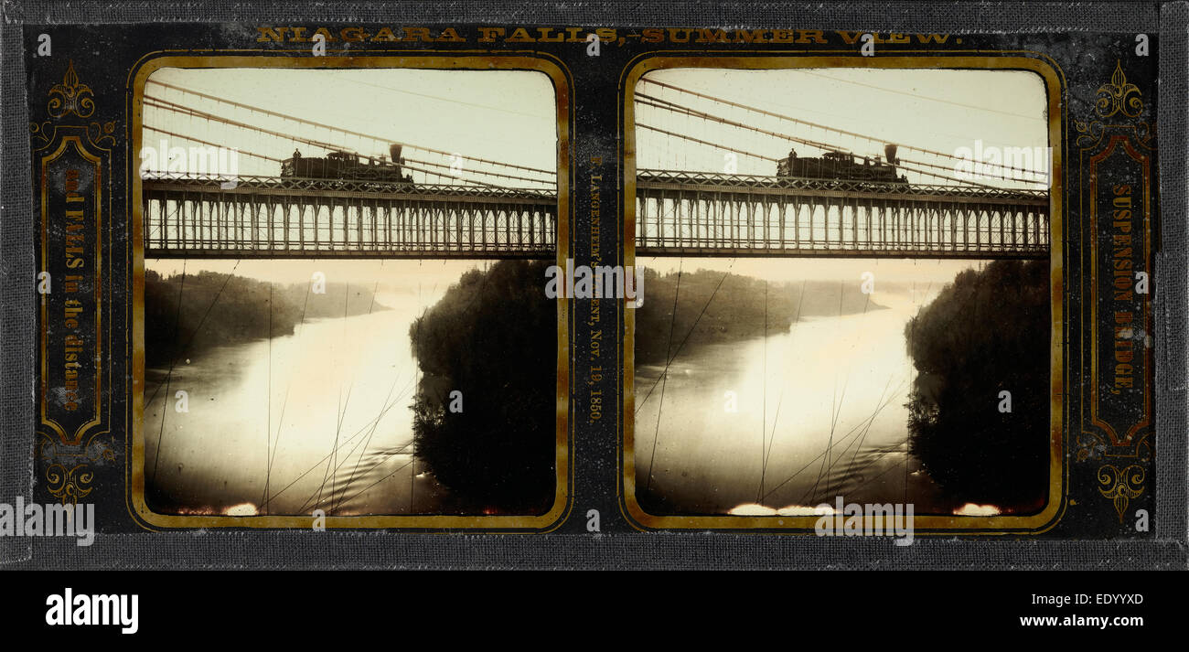Puente colgante de las cataratas del niagara fotografías e imágenes de