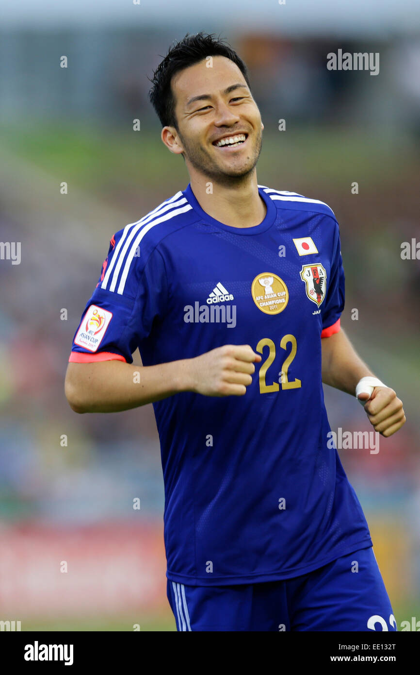 Newcastle, Australia. 12 ene, 2015. Maya Yoshida (JPN) fútbol/Soccer : AFC Copa Asiática Australia 2015 Grupo D partido entre Japón 4-0 Palestina en estadio de Newcastle en Newcastle, Australia . Crédito: AFLO/Alamy Live News Foto de stock