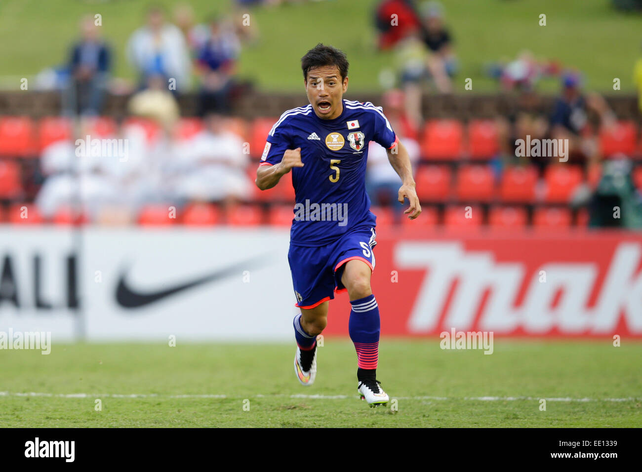 Newcastle, Australia. 12 ene, 2015. Yuto Nagatomo (JPN) fútbol/Soccer : AFC Copa Asiática Australia 2015 Grupo D partido entre Japón 4-0 Palestina en estadio de Newcastle en Newcastle, Australia . Crédito: AFLO/Alamy Live News Foto de stock