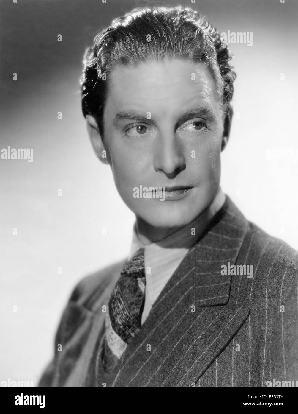 Robert Donat, Retrato de publicidad para la película "Adiós, Mr. Chips', 1939 Foto de stock