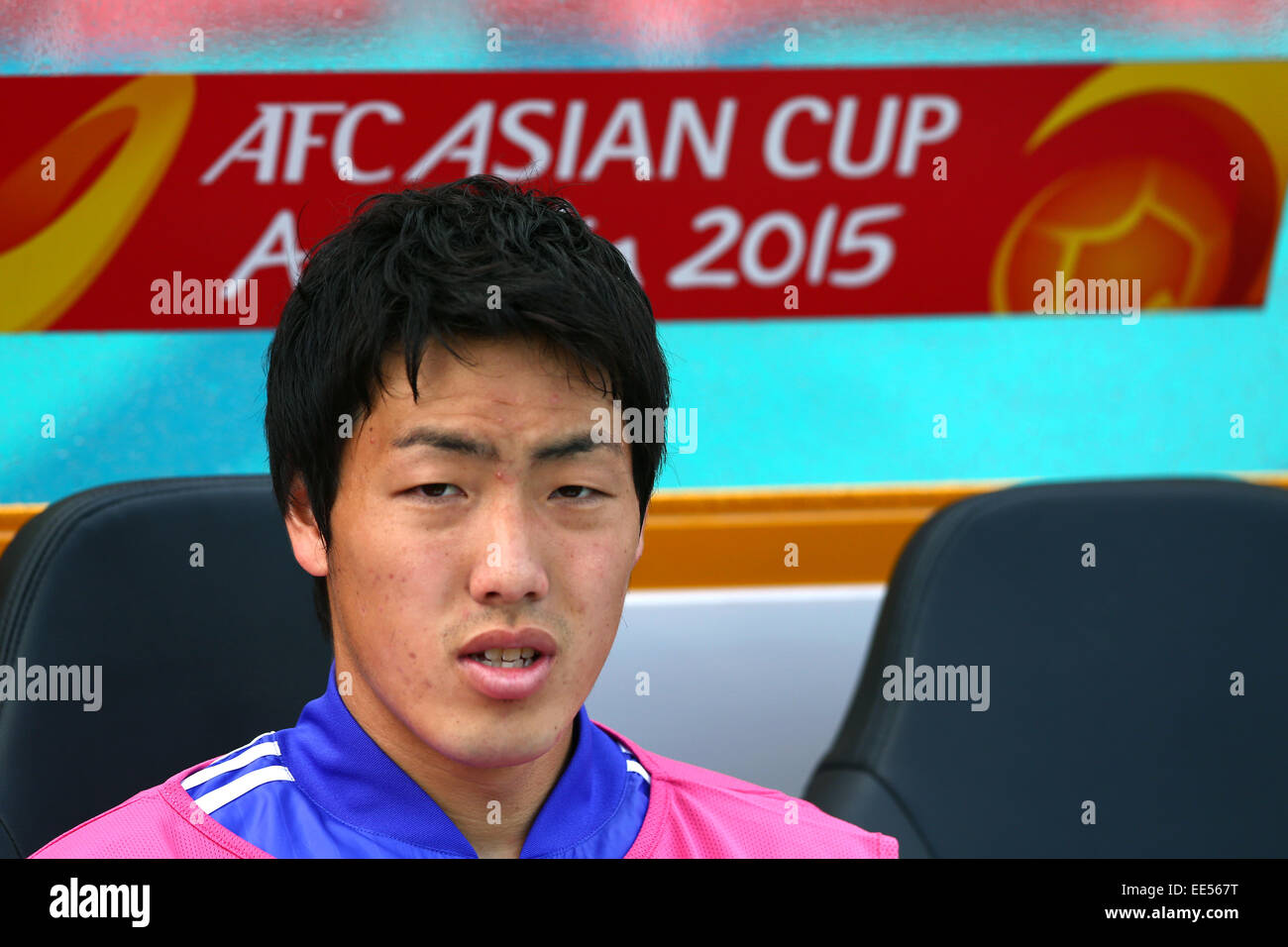 Nueva Gales del Sur, Australia. 12 ene, 2015. Gen Shoji) fútbol/Soccer : AFC Copa Asiática Australia 2015 Grupo D partido entre Japón 4-0 Palestina en estadio de Newcastle en Nueva Gales del Sur, Australia . © Kenzaburo Matsuoka/AFLO/Alamy Live News Foto de stock