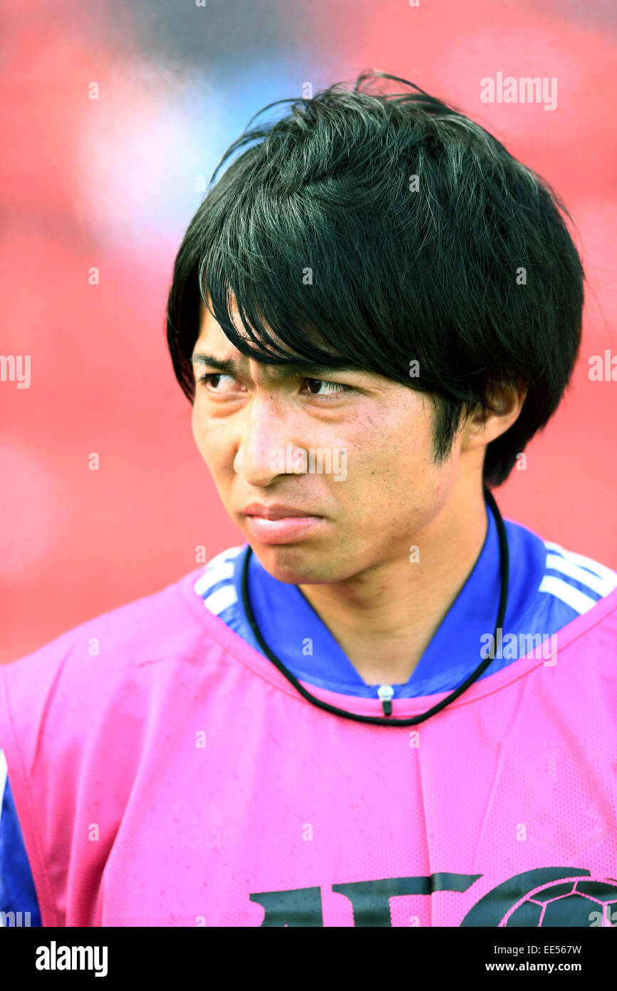 Nueva Gales del Sur, Australia. 12 ene, 2015. Gaku Shibasaki (JPN) fútbol/Soccer : AFC Copa Asiática Australia 2015 Grupo D partido entre Japón 4-0 Palestina en estadio de Newcastle en Nueva Gales del Sur, Australia . © Kenzaburo Matsuoka/AFLO/Alamy Live News Foto de stock