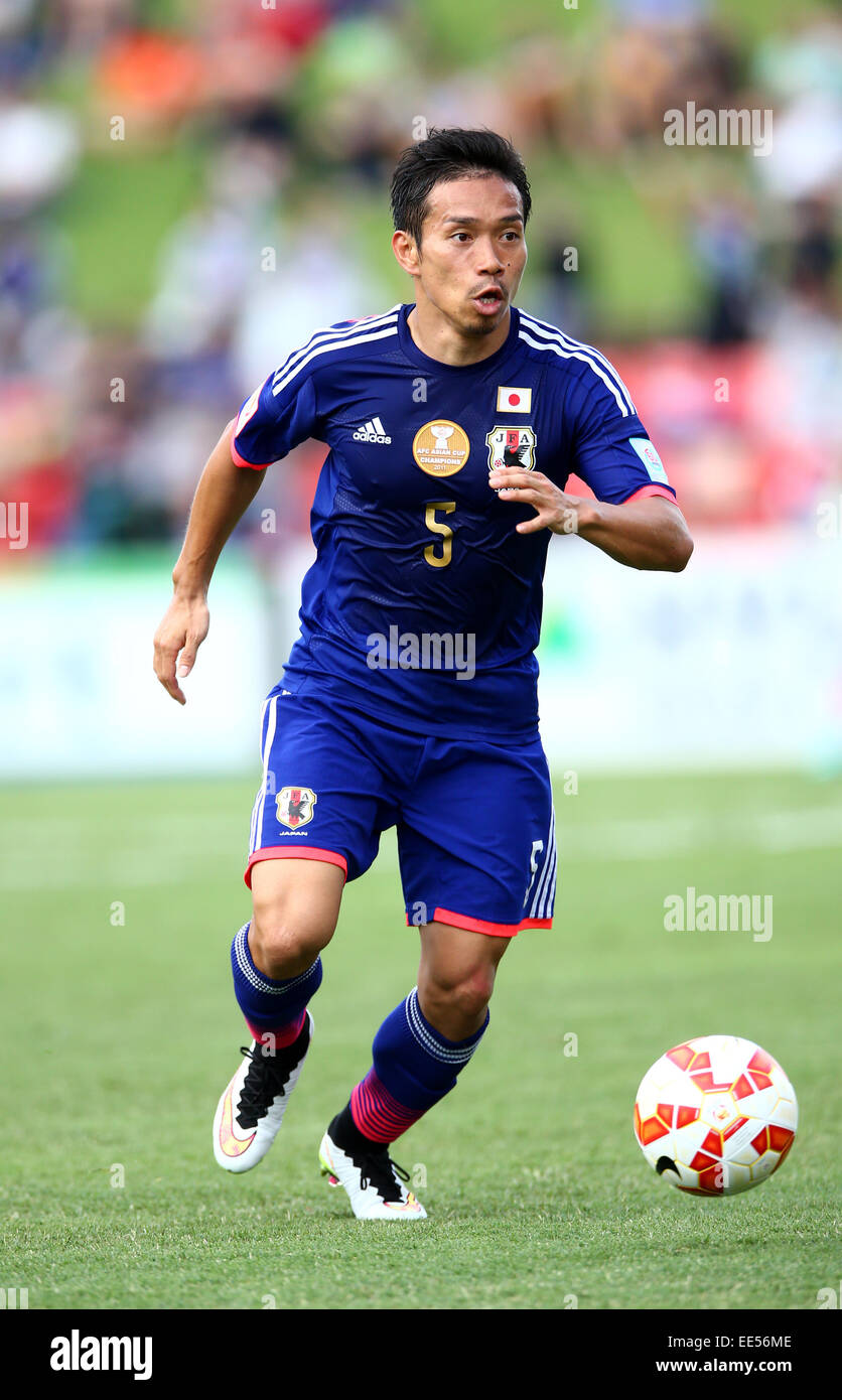 Nueva Gales del Sur, Australia. 12 ene, 2015. Yuto Nagatomo (JPN) fútbol/Soccer : AFC Copa Asiática Australia 2015 Grupo D partido entre Japón 4-0 Palestina en estadio de Newcastle en Nueva Gales del Sur, Australia . © Kenzaburo Matsuoka/AFLO/Alamy Live News Foto de stock