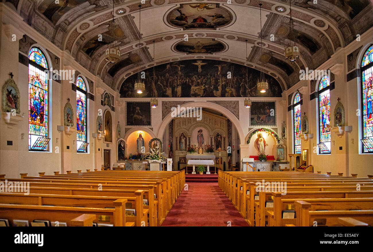 Iglesia Nuestra Señora del Rosario, Little Italy, San Diego, California,  EE.UU Fotografía de stock - Alamy