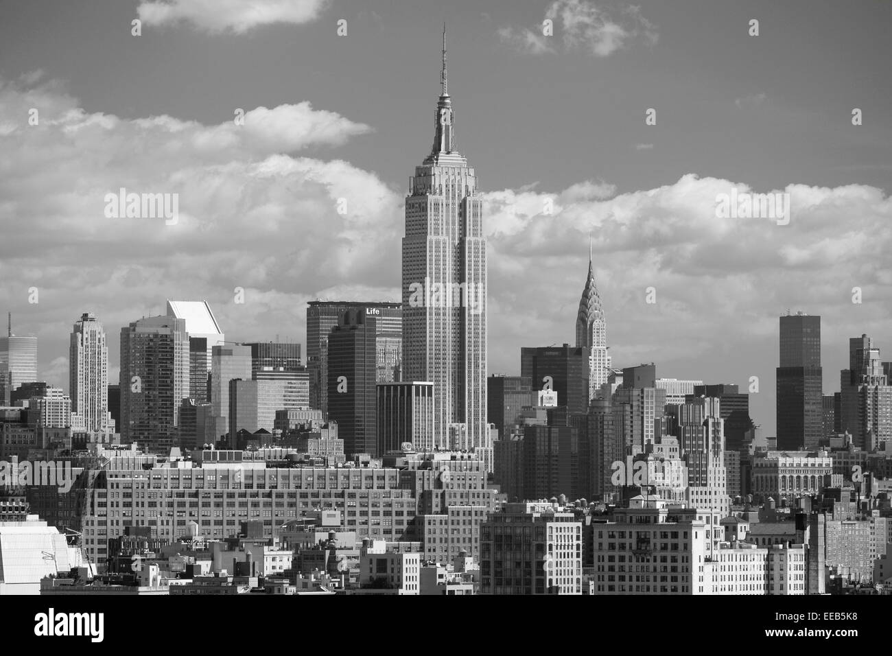 El edificio Empire State, Midtown, Nueva York, EE.UU. Foto de stock