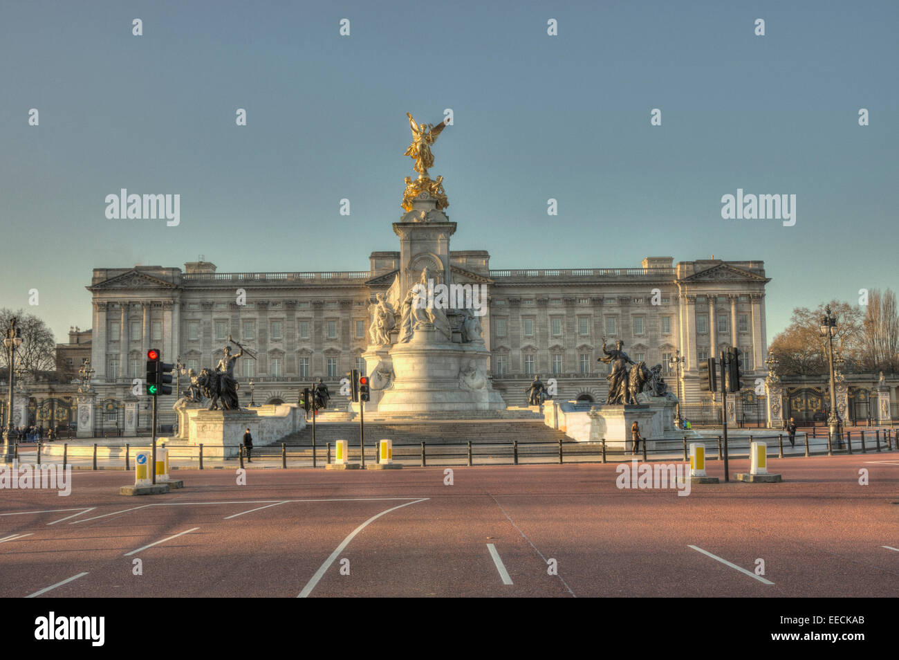 Palacio de Buckingham Londres Foto de stock