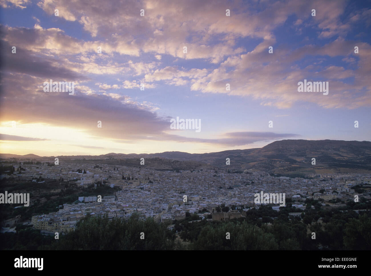 La ciudad de Fez, fundada en el año 808, está construida en la fértil