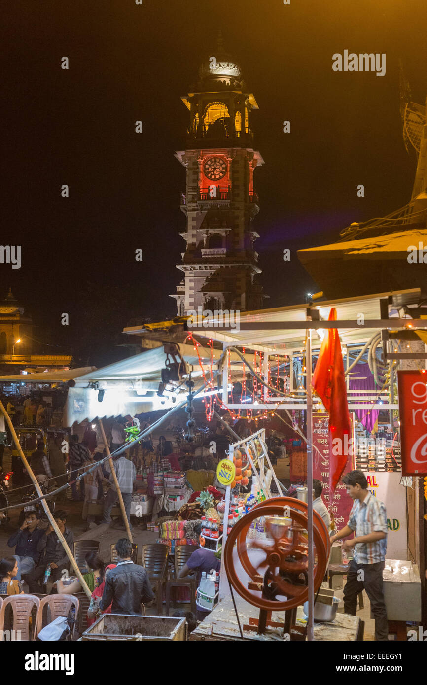 La India, Rajastán, Jodhpur, Sardar Market Foto de stock