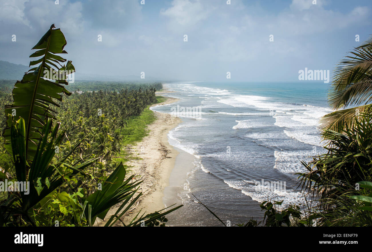 La playa Armila, Darién, Panamá Foto de stock