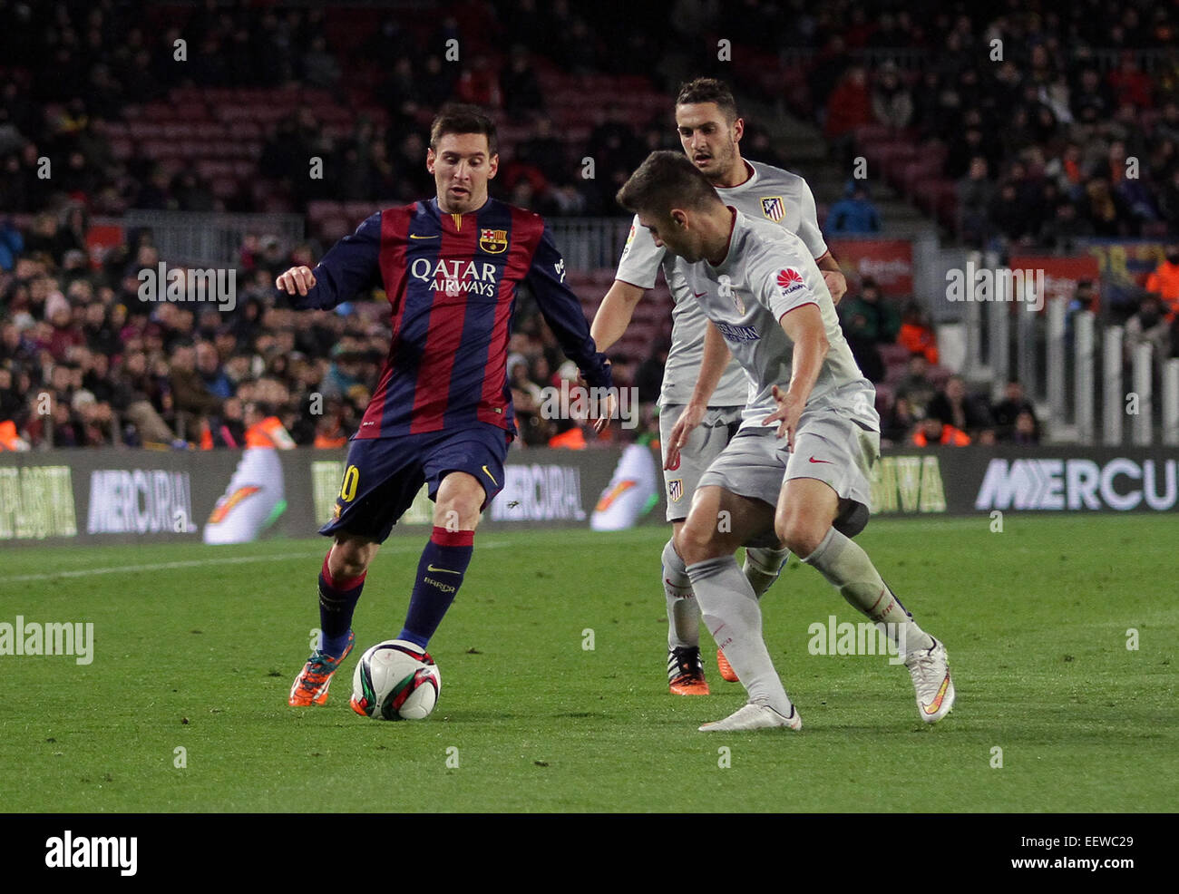 Barcelona, España. 21 ene, 2015. Copa del Rey cuartos de final ... Barcelona, España. 21 ene, 2015. Copa del Rey cuartos de final ...