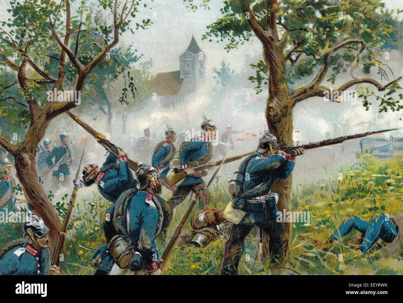 Batalla De Sadowa Fotos e Imágenes de stock Alamy